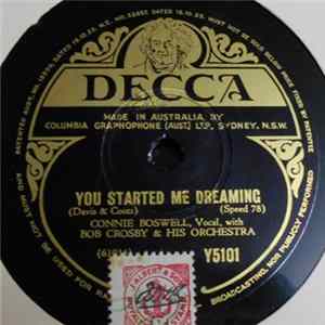 Connie Boswell With Bob Crosby & His Orchestra - You Started Me Dreaming / Mommy FLAC album