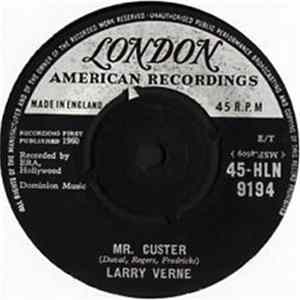 Larry Verne - Mr Custer FLAC album