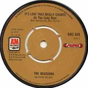 The Decisions - It's Love That Really Counts (In The Long Run) FLAC album