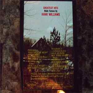 Jack Bailey - Greatest Hits Made Famous By Hank Williams FLAC album