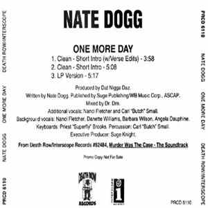Nate Dogg - One More Day FLAC album