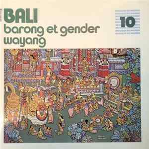 Various - Barong Et Gender Wayang FLAC album