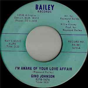 Gino Johnson - I'm Aware Of Your Love Affair FLAC album