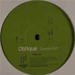 Oblique - Gemini EP FLAC album