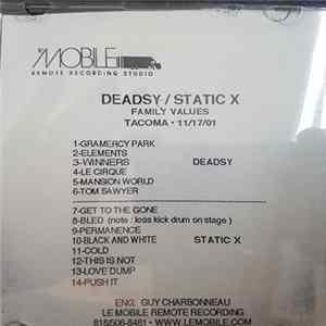 Deadsy, Static-X - Live At Family Values Tour 2001 - Tacoma FLAC album