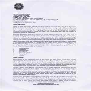 Prins Thomas - Prins Thomas FLAC album