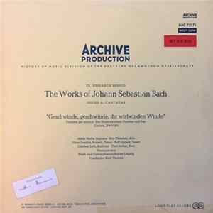 Johann Sebastian Bach - Adele Stolte, Eva Fleischer, Günther Leib, Theo Adam, Hans-Joachim Rotzsch, Rolf Apreck, Thomanerchor, Kurt Thomas - "Geschwinde, Geschwinde, Ihr Wirbelnden Winde", Cantata, BWV 201 FLAC album