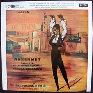Falla, Ansermet, Orquesta De La Suisse Romande, Teresa Berganza - El Sombrero De Tres Picos FLAC album