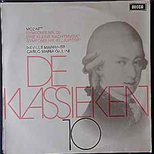 Wolfgang Amadeus Mozart - Neville Marriner, Carlo Maria Giulini - De Klassieken 10 - Mozart: Symfonie Nr. 26, Eine Kleine Nachtmusik, Symfonie Nr. 41 "Jupiter" FLAC album