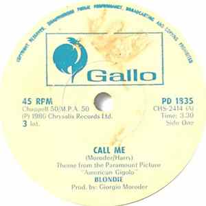 Blondie - Call Me FLAC album