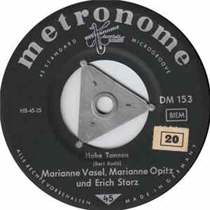 Marianne Vasel, Marianne Opitz Und Erich Storz - Hohe Tannen / In Meiner Heimat FLAC album