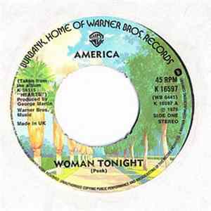 America - Woman Tonight FLAC album