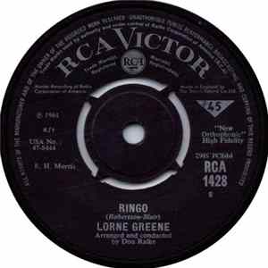 Lorne Greene - Ringo / Bonanza FLAC album