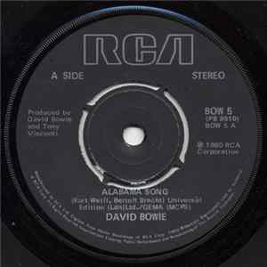 David Bowie - Alabama Song FLAC album