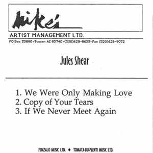 Jules Shear - 3 Songs FLAC album