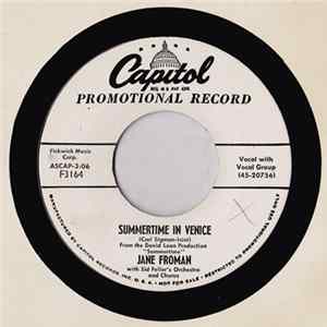 Jane Froman - Summertime In Venice FLAC album