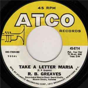 R.B. Greaves - Take A Letter Maria FLAC album