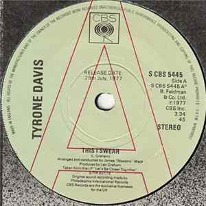 Tyrone Davis - This I Swear FLAC album