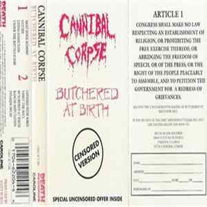 Cannibal Corpse - Butchered At Birth FLAC album