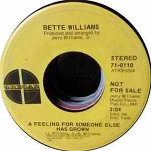 Bette Williams - A Feeling For Someone Else Has Grown FLAC album