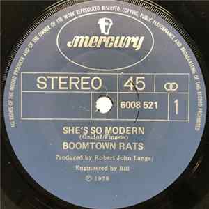 The Boomtown Rats - She's So Modern FLAC album