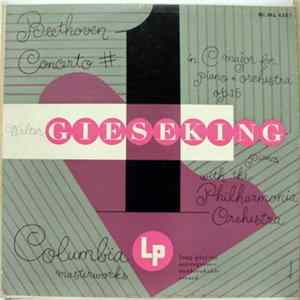 Beethoven - Gieseking, The Philharmonia Orchestra - Concerto No. 1 In C Major For Piano And Orchestra Op. 15 FLAC album