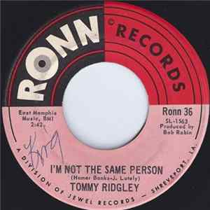 Tommy Ridgley - I'm Not The Same Person / In The Same Old Way FLAC album