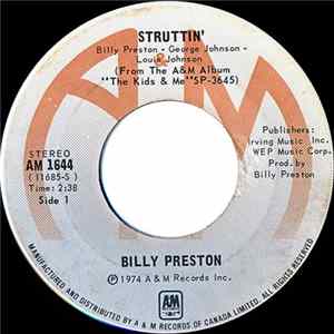 Billy Preston - Struttin' / You Are So Beautiful FLAC album