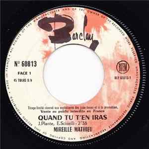 Mireille Mathieu - Quand Tu T'En Iras / Ce Soir Ils Vont S'Aimer FLAC album