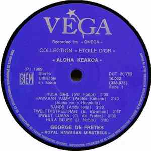 George de Fretes, Royal Hawaiian Minstrels - Aloha Keakoa FLAC album