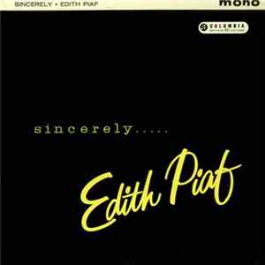 Edith Piaf - Sincerely.....Edith Piaf FLAC album