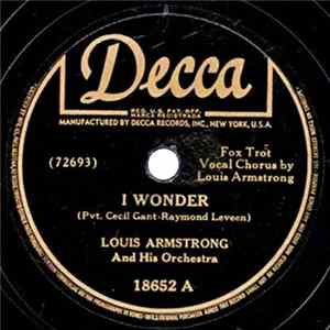 Louis Armstrong And His Orchestra - I Wonder / Jodie Man FLAC album