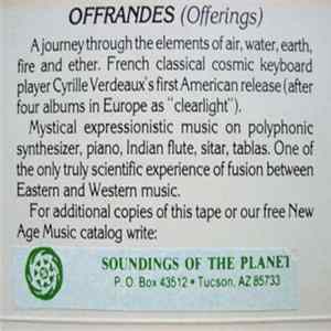 Cyrille Verdeaux - Offrandes (Offerings) FLAC album