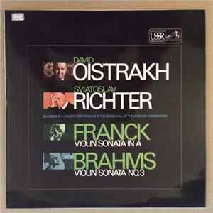 David Oistrakh, Sviatoslav Richter, Franck / Brahms - Violin Sonata In A / Violin Sonata No. 3 FLAC album