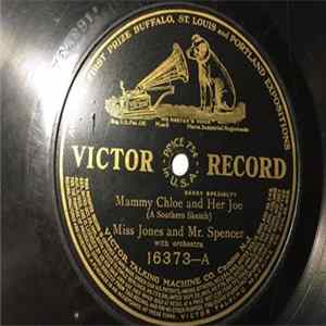 Miss Jones And Mr. Spencer - Mammy Chloe and Her Joe / Kitty Magee FLAC album