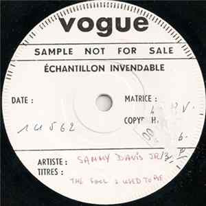 Sammy Davis Jr. - The Fool I Used To Be FLAC album