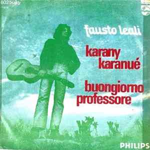 Fausto Leali - Karany Karanué / Buongiorno Professore FLAC album