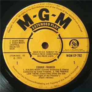 Connie Francis - Jealous Heart FLAC album