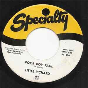 Little Richard - Poor Boy Paul / Wonderin' FLAC album