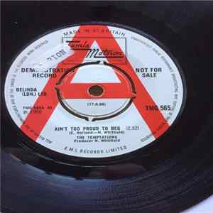 The Temptations - Aint To Proud To Beg FLAC album