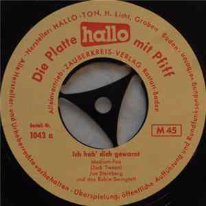 Joe Steinberg Und Das Rubin-Swingtett / Das Fred-Bender-Trio - Ich Hab' Dich Gewarnt / Selbstgestrickt FLAC album
