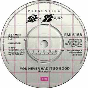 Roy Young - You Never Had It So Good / Venus FLAC album