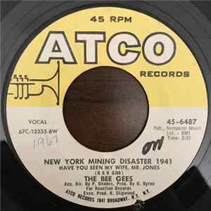 The Bee Gees - New York Mining Disaster 1941 / I Can't See Nobody FLAC album