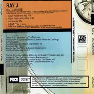 Ray J - Wait A Minute FLAC album
