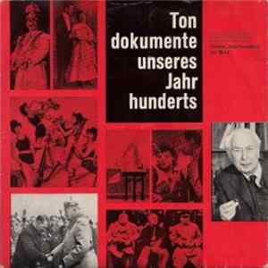 Various - Tondokumente Unseres Jahrhunderts FLAC album