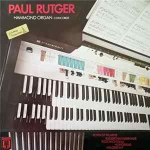 Paul Rutger - Hammond Organ Concorde FLAC album