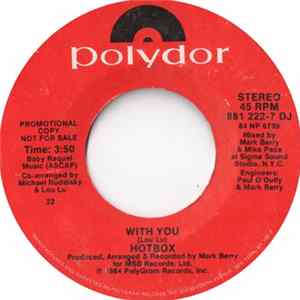 Hotbox - With You FLAC album