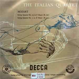 Mozart, The Italian Quartet - String Quartet No. 23 In F Major (K.590) / String Quartet No. 2 In D Major (K.155) FLAC album