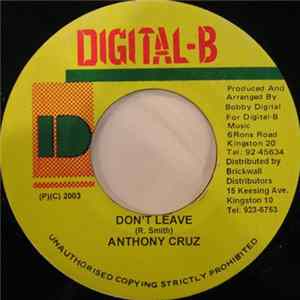 Anthony Cruz - Don't Leave FLAC album