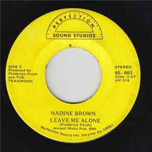 Nadine Brown - Since I Fell For You / Leave Me Alone FLAC album
